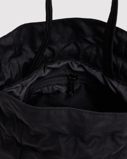 Black - Nylon Drawstring Bag