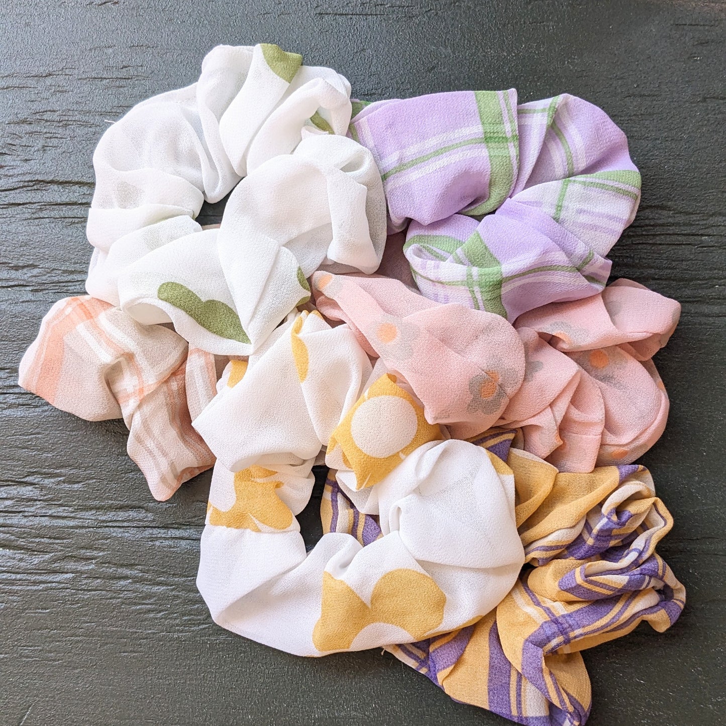 Printed Pattern Scrunchies