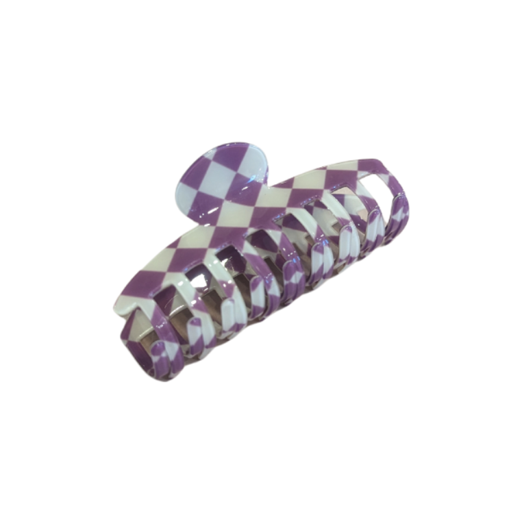 Checkerboard Claw Clip