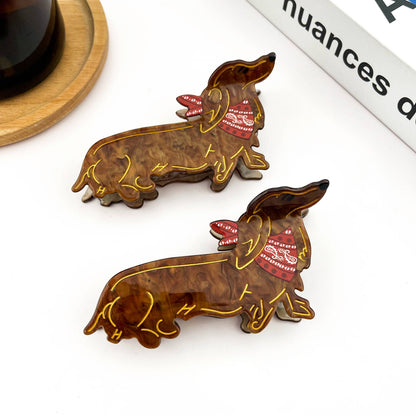 Dachshund Hair Clip