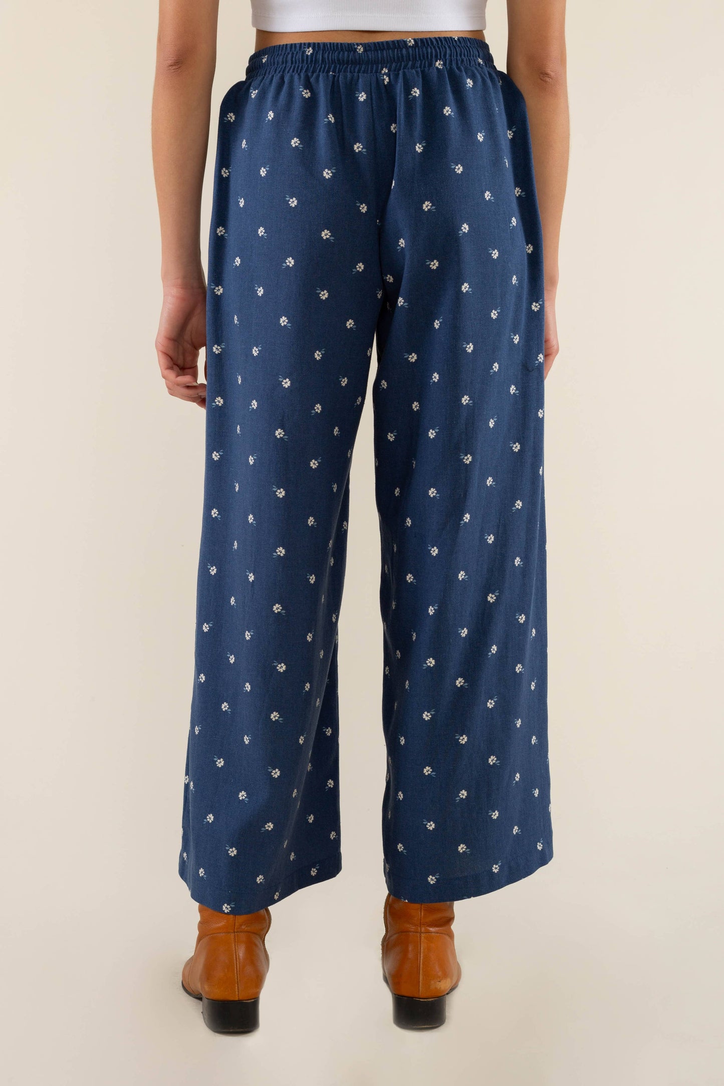 Luna Culotte Floral Wide Leg Pant