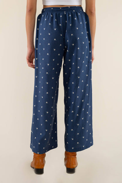Luna Culotte Floral Wide Leg Pant
