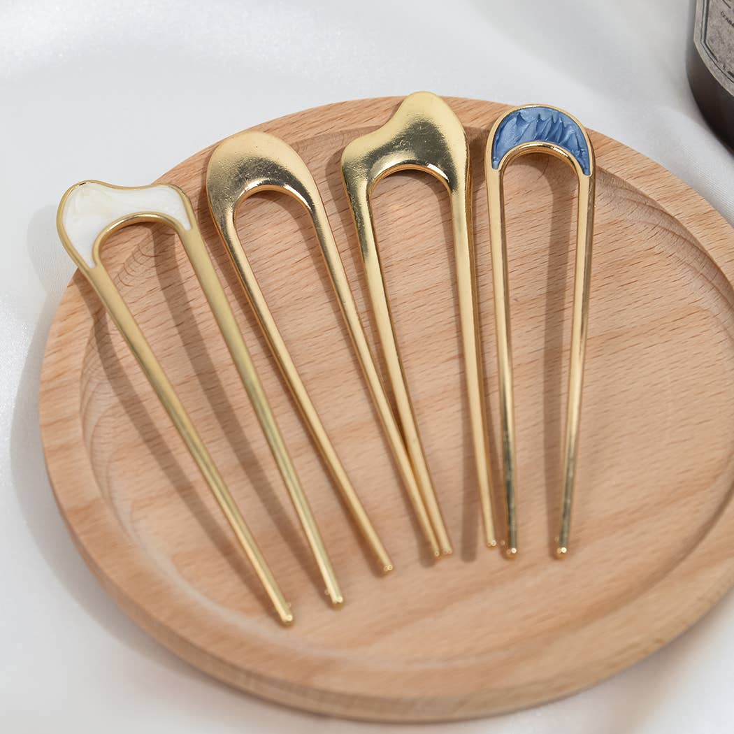 Simple Metal Plate Hairpin