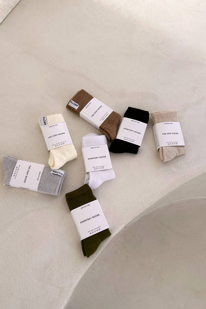 Cosy Socks- Sepia