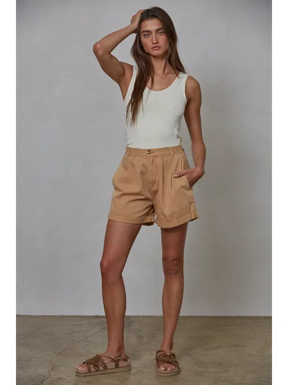 Penny Pleated Shorts