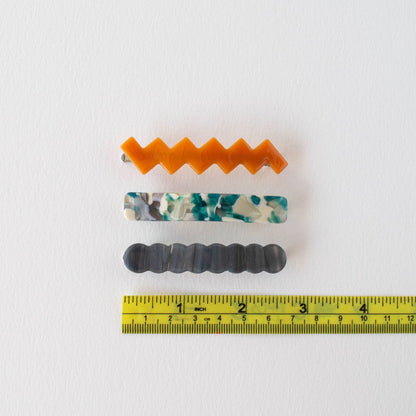 Eco Alice Hair Slides Set in Tile