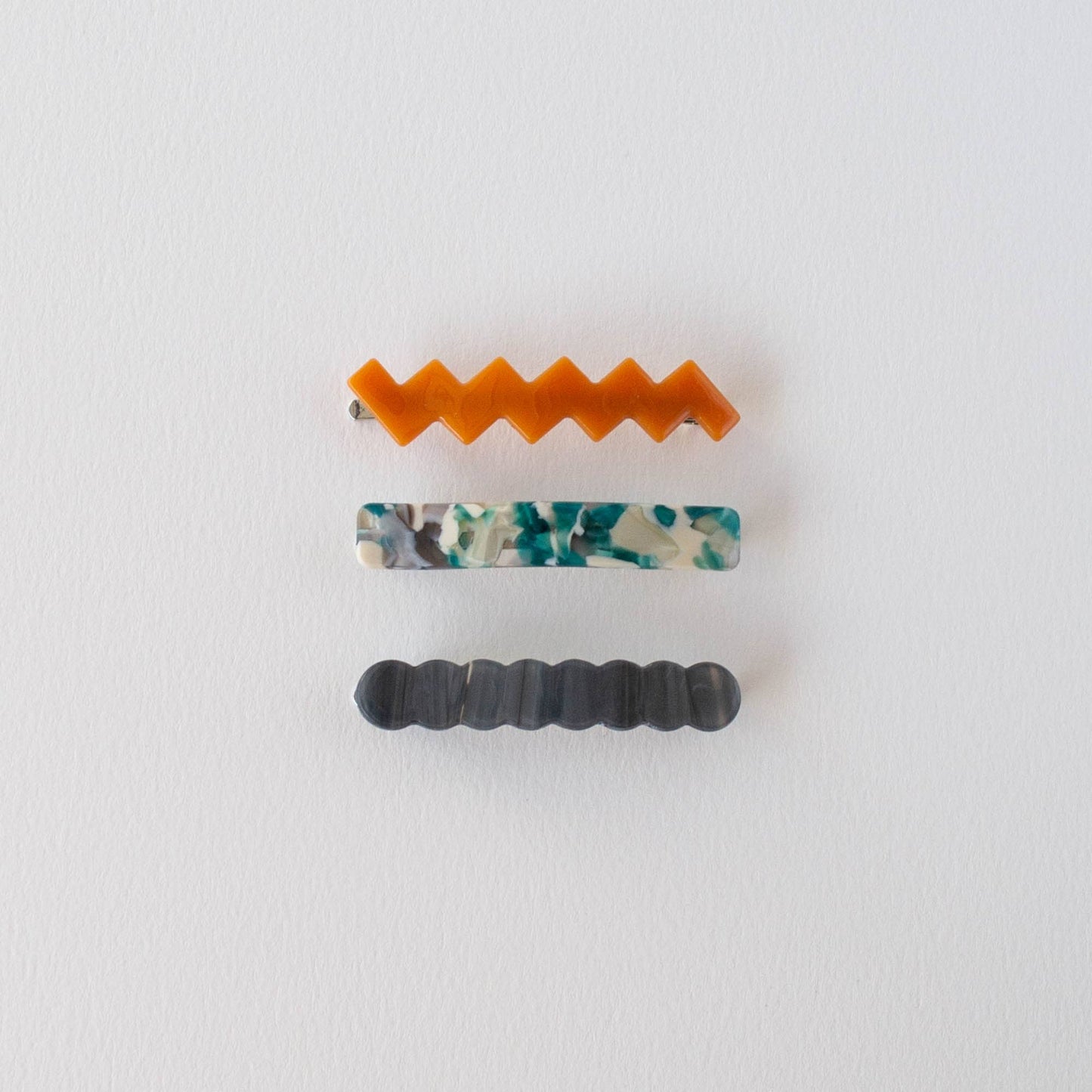 Eco Alice Hair Slides Set in Tile