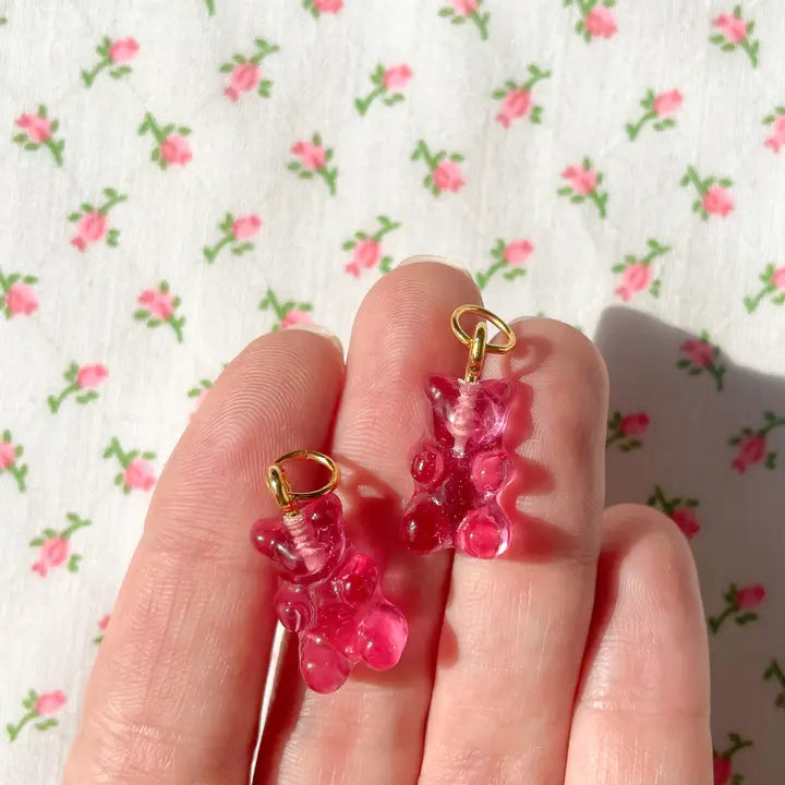 Donuts + Gummy Bears - 18" 18k Gold Charm Necklace