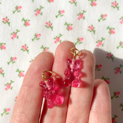 Donuts + Gummy Bears - 18" 18k Gold Charm Necklace