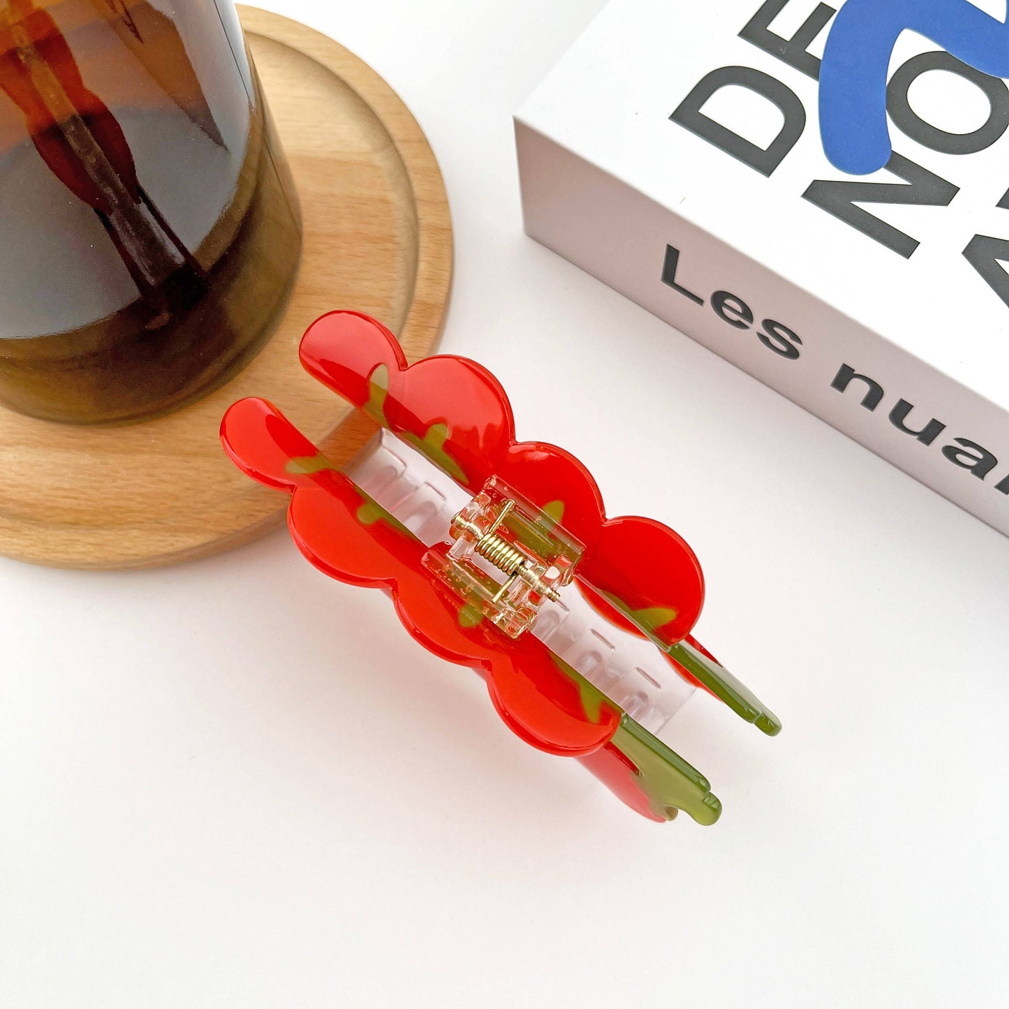 Tomato Vine Hair Claw Clip