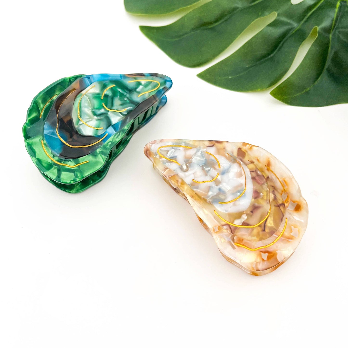 Oyster Shape Hair Claw Clip