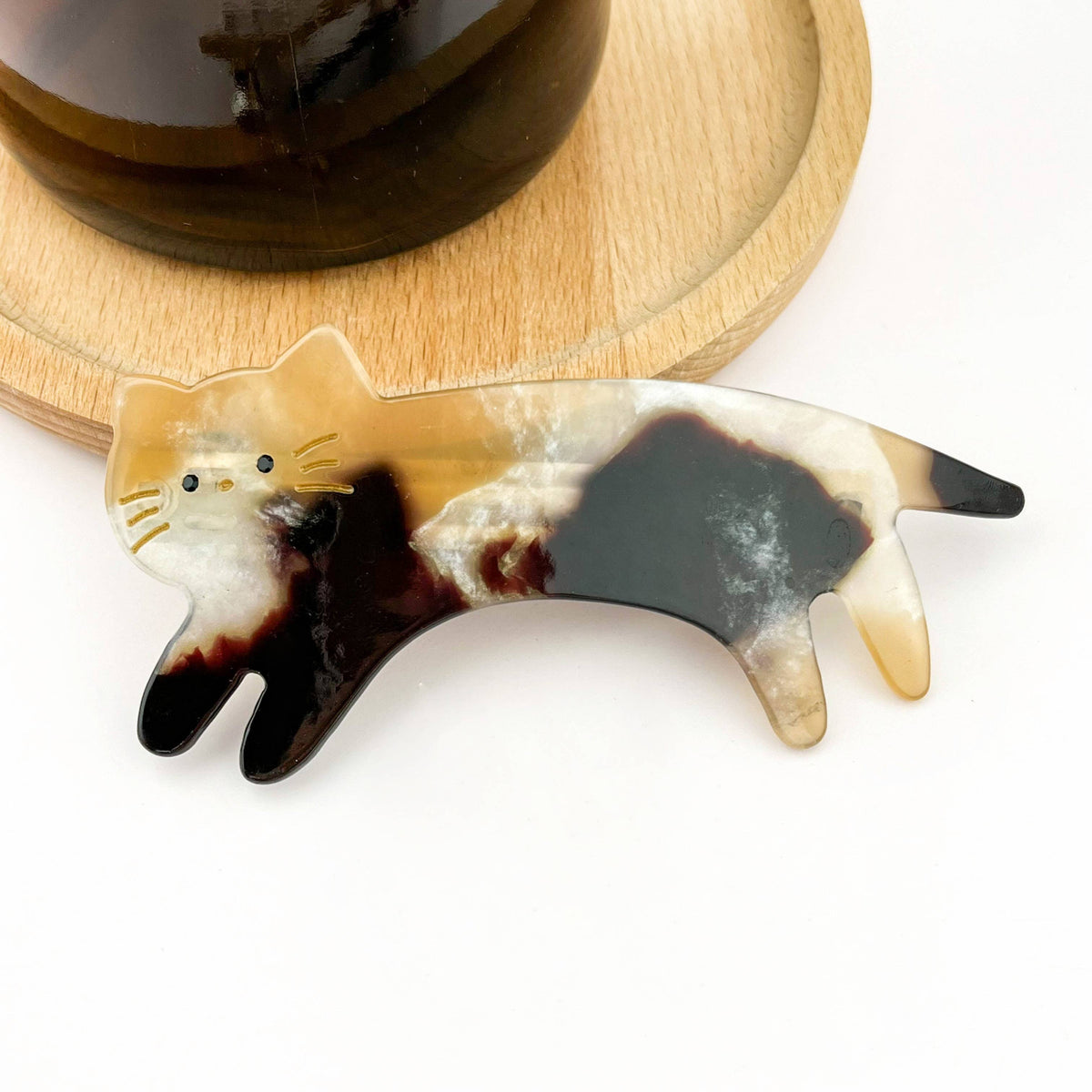 Acetate Cat Hair Clip