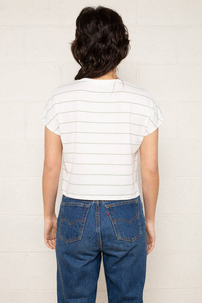 Zia Top - Ivory/Pink