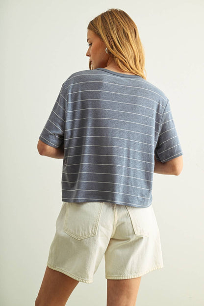 Petite Stripe Tee