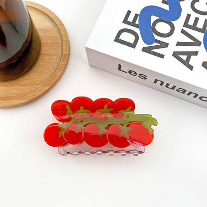 Tomato Vine Hair Claw Clip