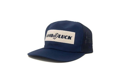 GOOD LUCK TRUCKER Snapback- Dark Blue