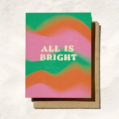All Is Bright Holiday Card
