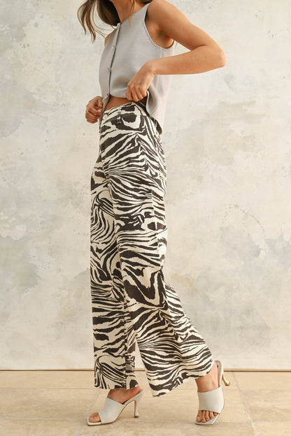 Sassy Safari Wide Leg Pants