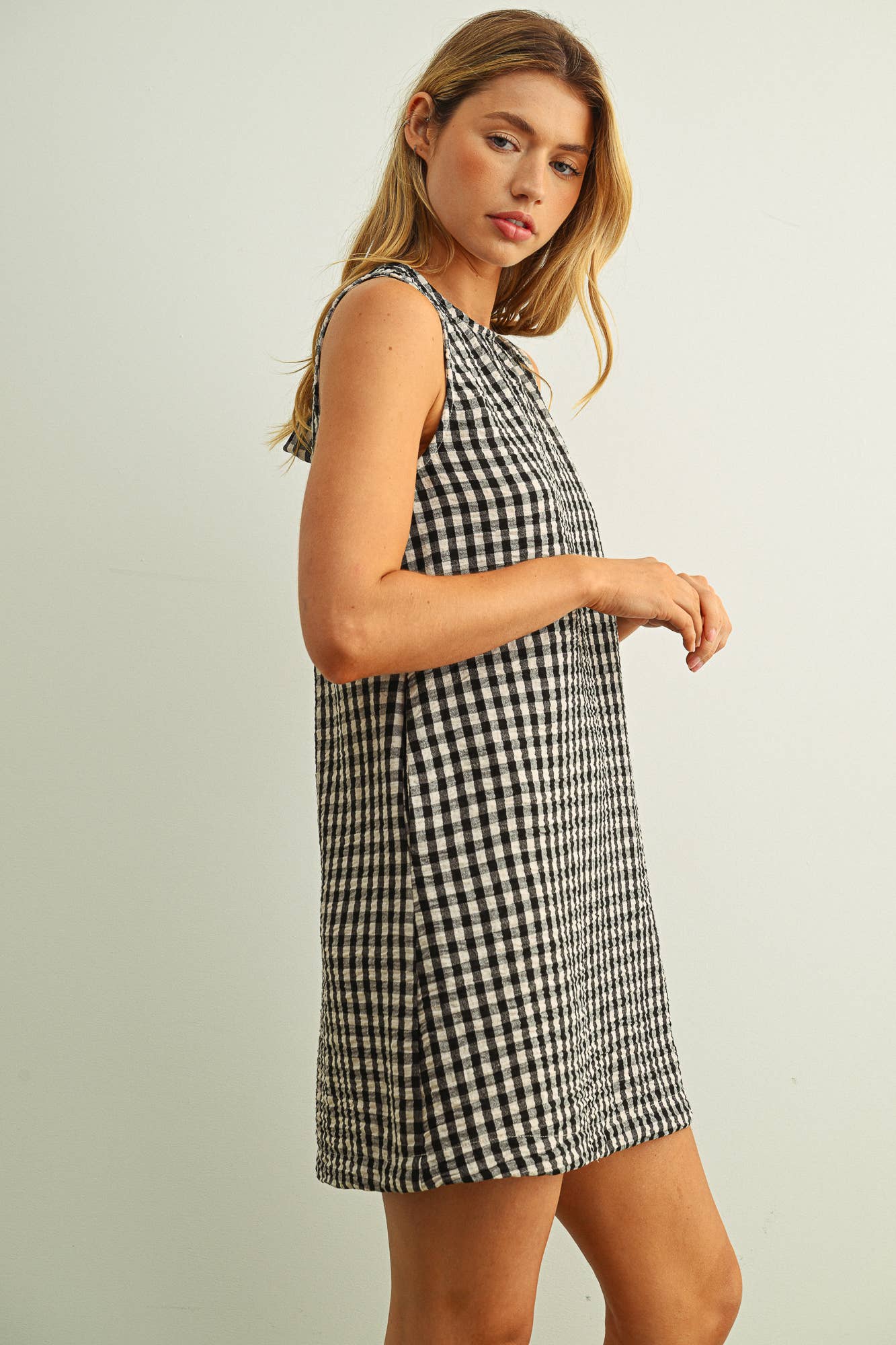 Gingham Mini Dress