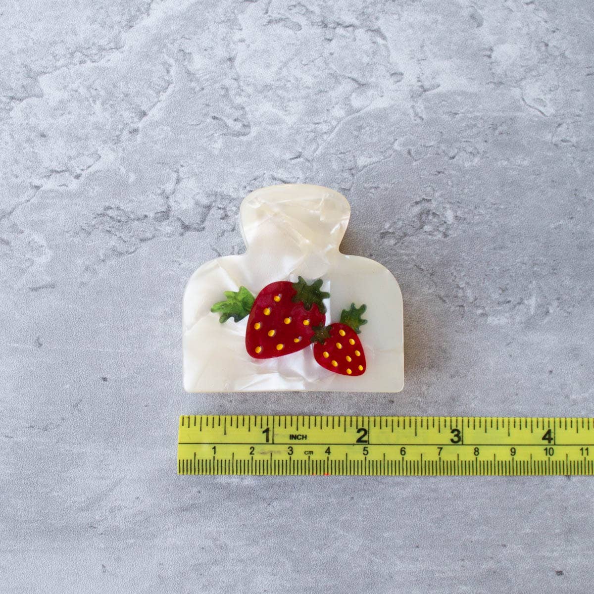 Strawberry Farm Handmade Claw Clip