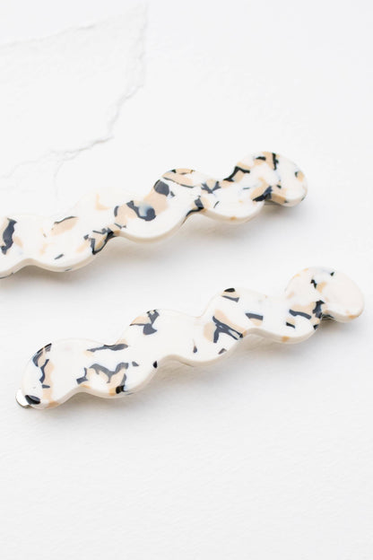 Eco Cloud Wave Slide Hair Pin Set