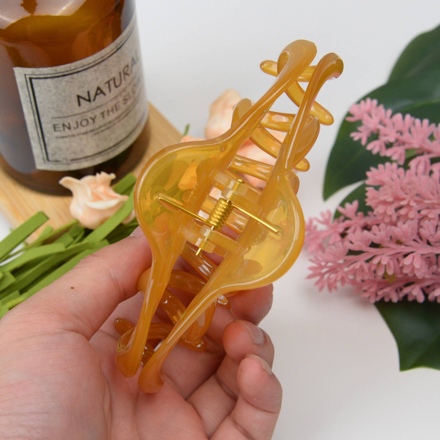 Transparent French Hair Claw Clip