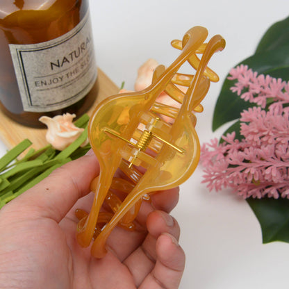 Transparent French Hair Claw Clip