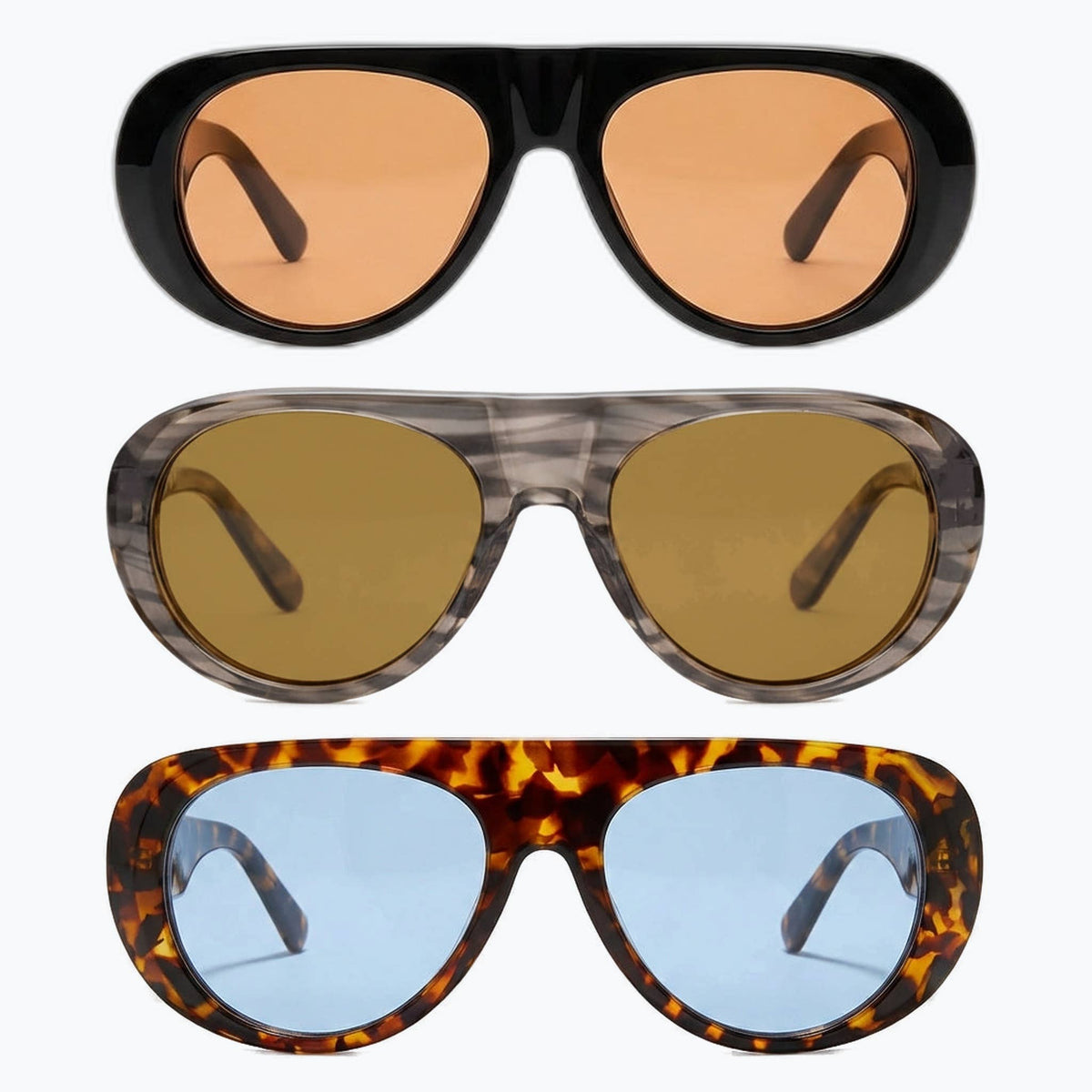 The Catalyst - Retro Aviator Sunglasses