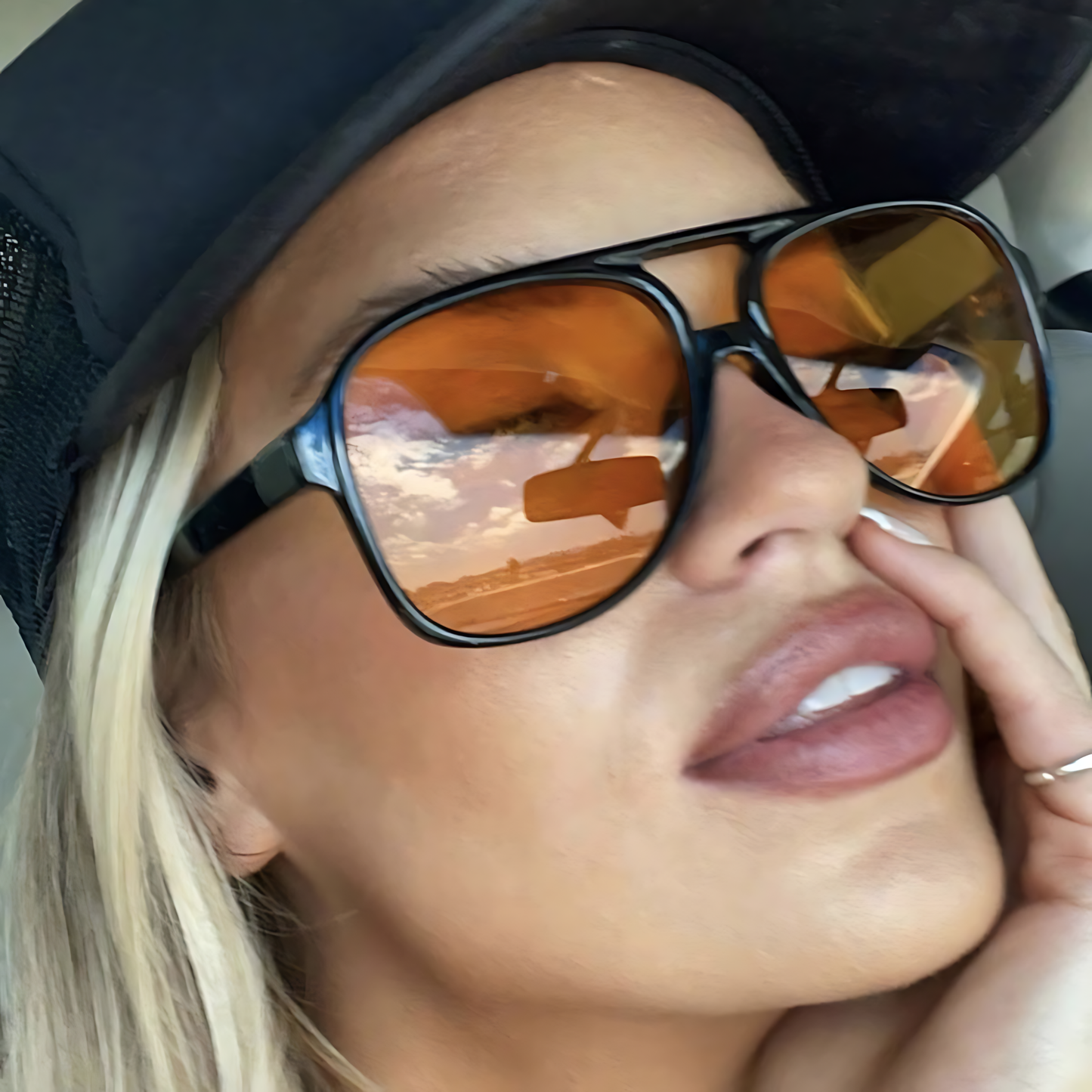 Double Bridge Aviator Sunglasses