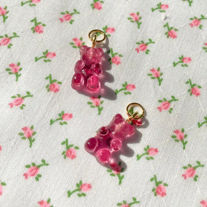 Donuts + Gummy Bears - 18" 18k Gold Charm Necklace