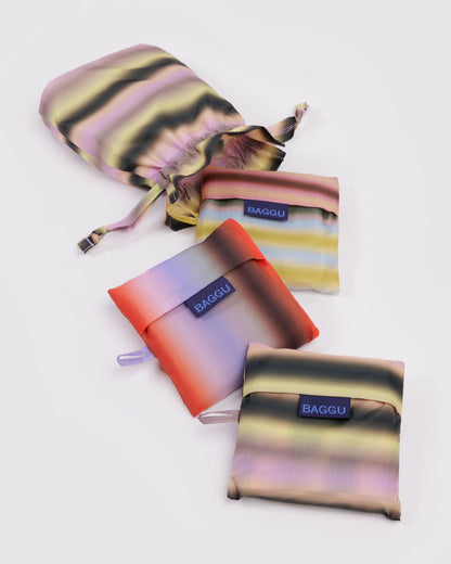 Gradient Stripes - Standard Baggu Set of 3