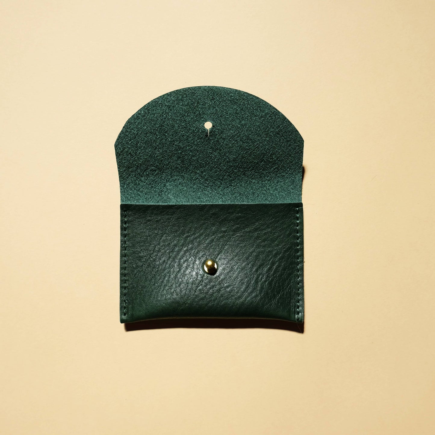 Kelp Leather Cardholder