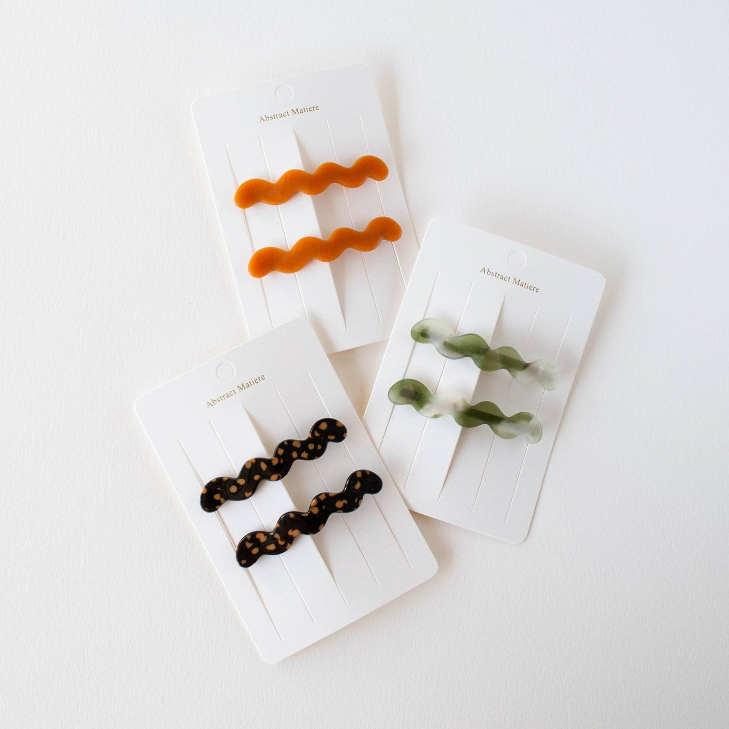Eco Cloud Wave Slide Hair Pin Set