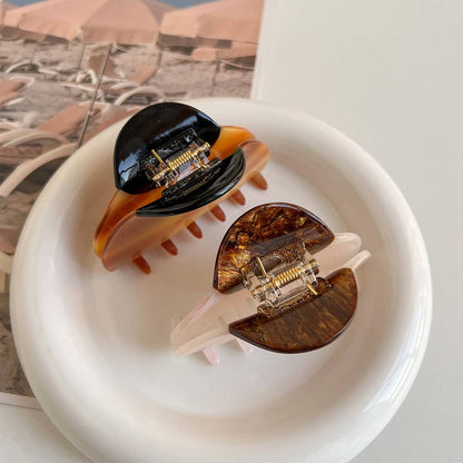 Wood Print Large Claw Clip