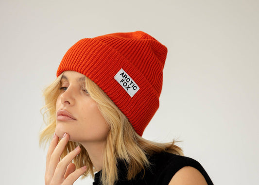 Recycled Bottle Beanie - Sunkissed Coral