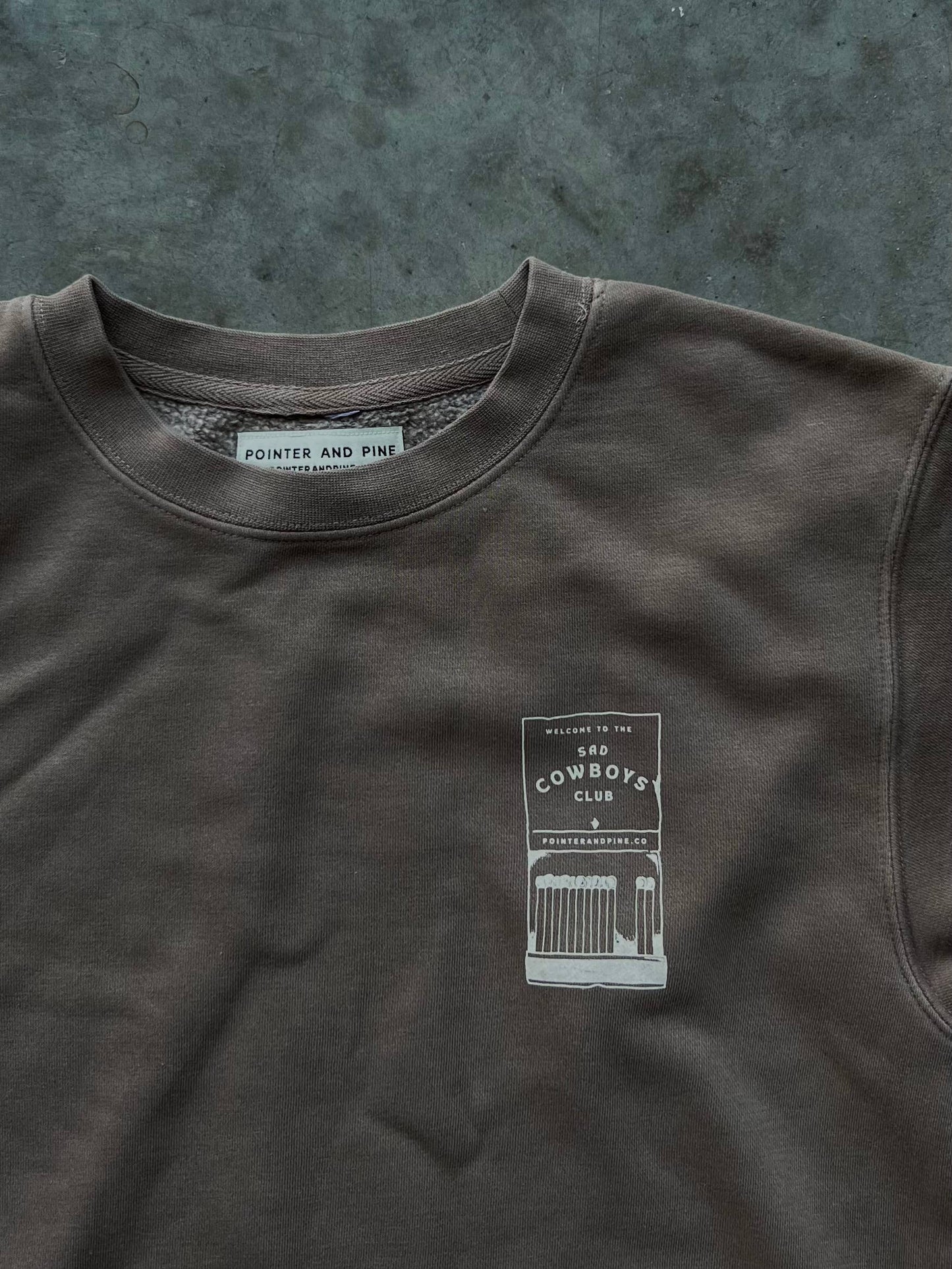 Cowboy Matchbook Crewneck Sweatshirt