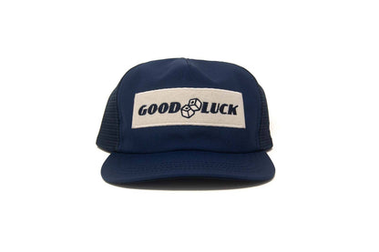 GOOD LUCK TRUCKER Snapback- Dark Blue
