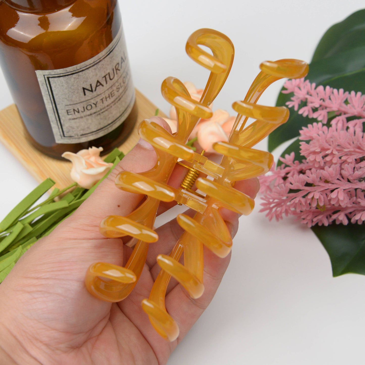 Transparent French Hair Claw Clip