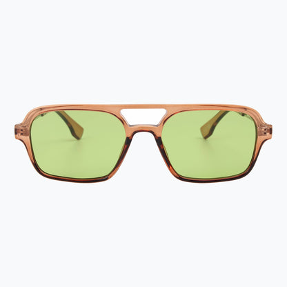Groove Theory - Vintage Slim Aviator Sunglasses