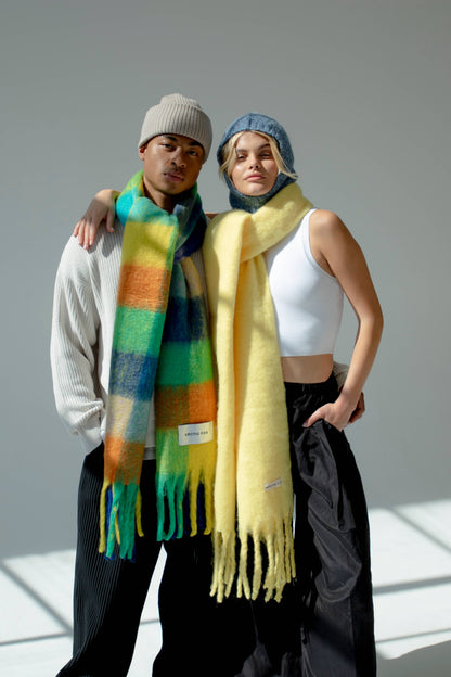 The Reykjavik Scarf - 100% Recycled - Nordic Skies