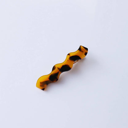 Wavy Acetate Hair Clip - Set of 2