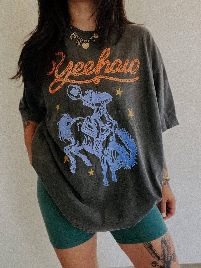 Yeehaw Cowgirl Womens Graphic Tee