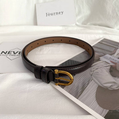 Retro Simple Thin Belt