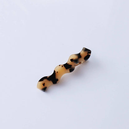 Wavy Acetate Hair Clip - Set of 2