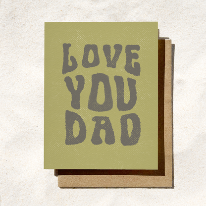 Love You Dad Card