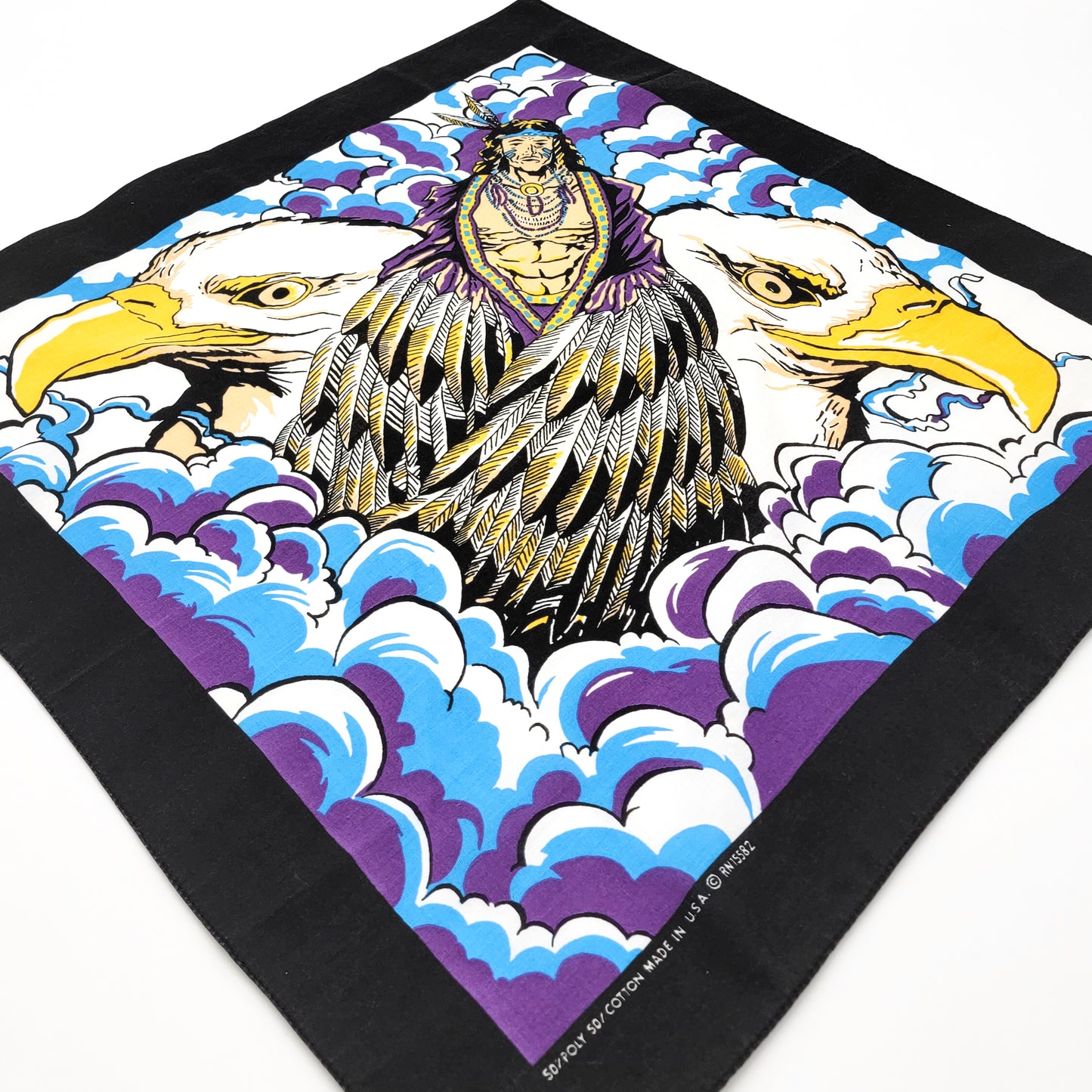 90s Eagle Man Indigenous Inspired Bandana