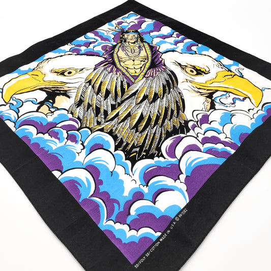 90s Eagle Man Indigenous Inspired Bandana