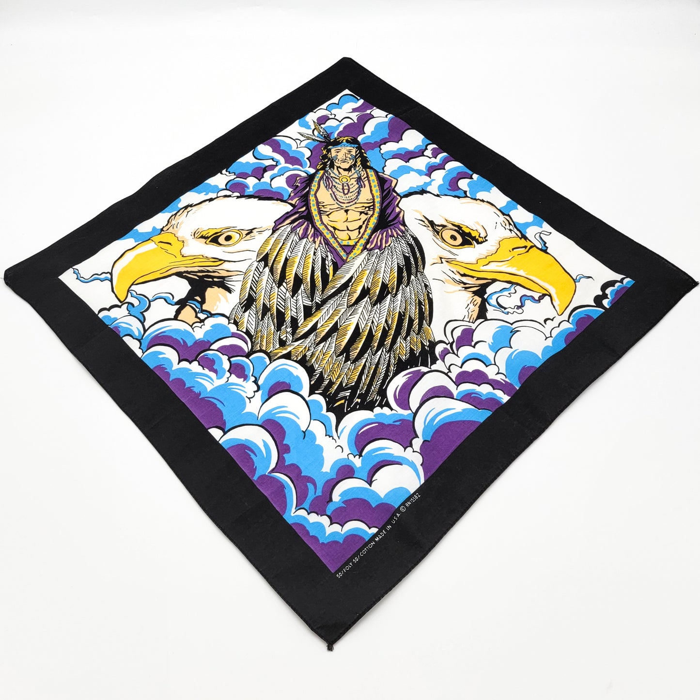 90s Eagle Man Indigenous Inspired Bandana