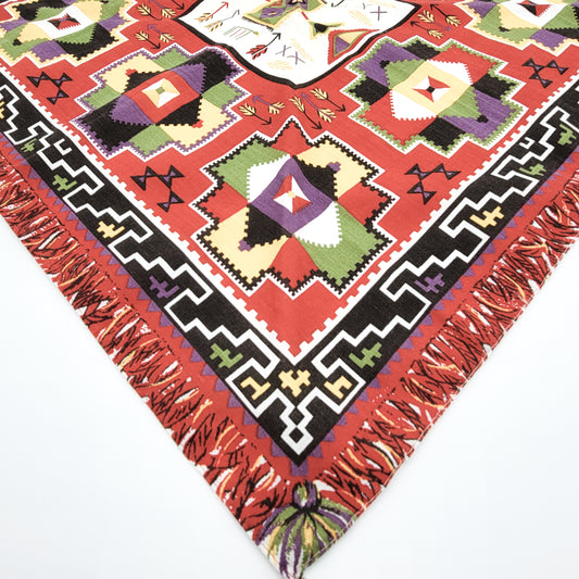 90s Maroon Arrow Indigenous Inspired Bandana