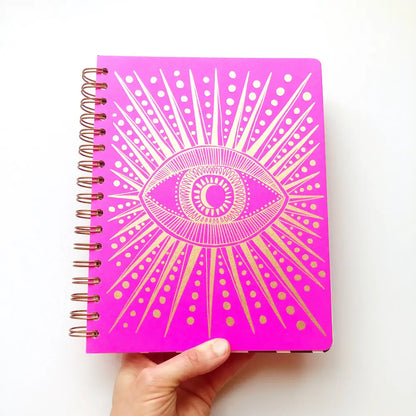 Seeing Eye Journal in Fuchsia Pink